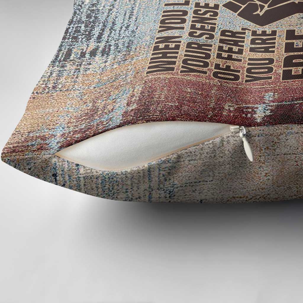 John Lewis Pillow Cover with Freedom Quote Graphic Civil Rights and Legacy Tribute - Wonder Print Shop