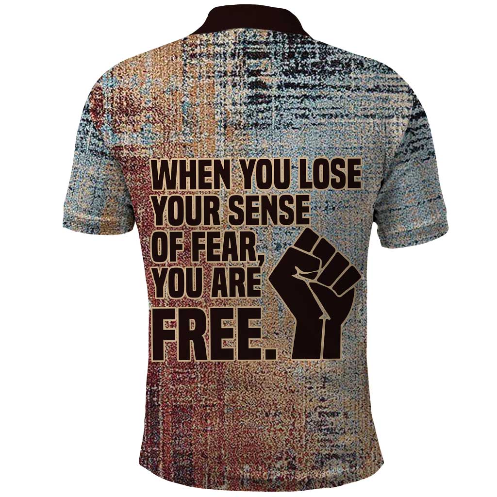 John Lewis Polo Shirt with Freedom Quote Graphic Civil Rights and Legacy Tribute - Wonder Print Shop