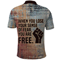 John Lewis Polo Shirt with Freedom Quote Graphic Civil Rights and Legacy Tribute - Wonder Print Shop