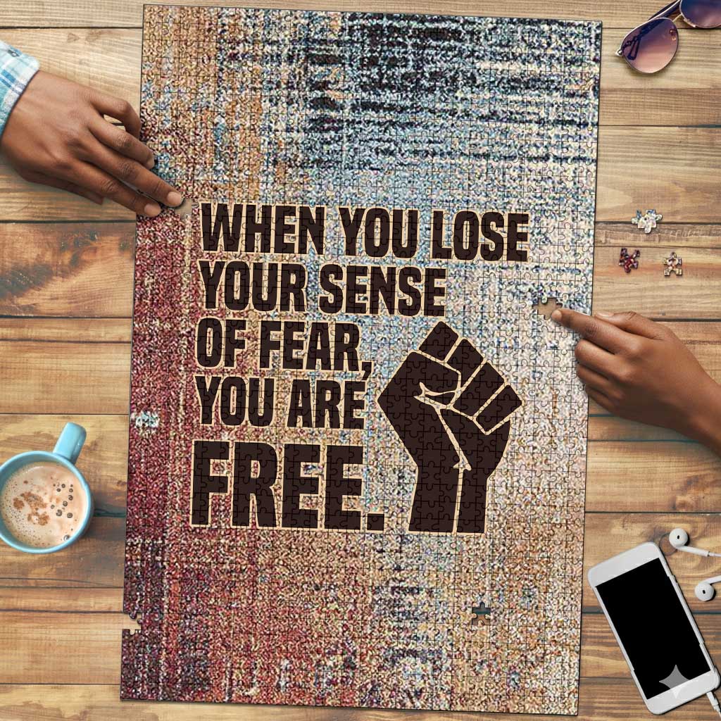 John Lewis Puzzle with Freedom Quote Graphic Civil Rights and Legacy Tribute - Wonder Print Shop