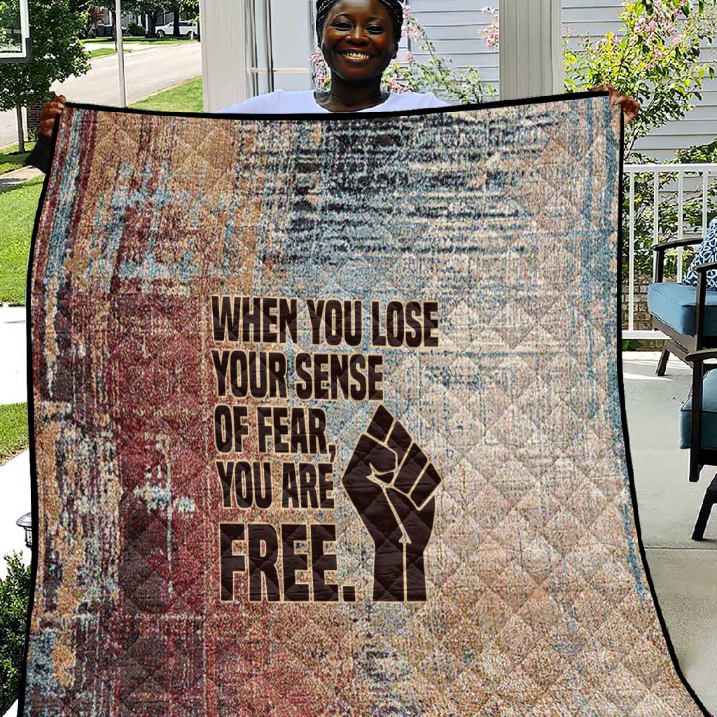John Lewis Quilt with Freedom Quote Graphic Civil Rights and Legacy Tribute - Wonder Print Shop