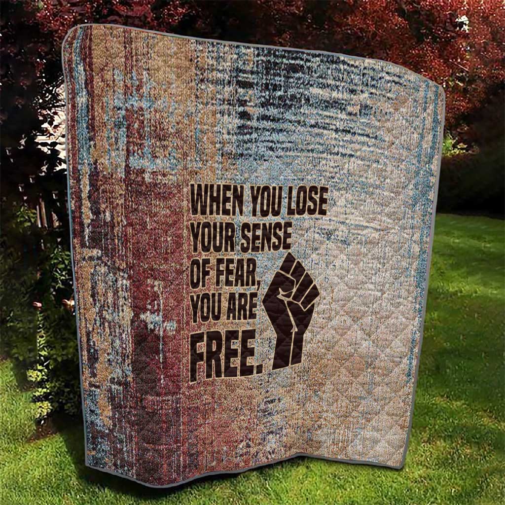 John Lewis Quilt with Freedom Quote Graphic Civil Rights and Legacy Tribute - Wonder Print Shop