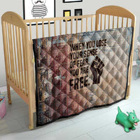 John Lewis Quilt with Freedom Quote Graphic Civil Rights and Legacy Tribute - Wonder Print Shop