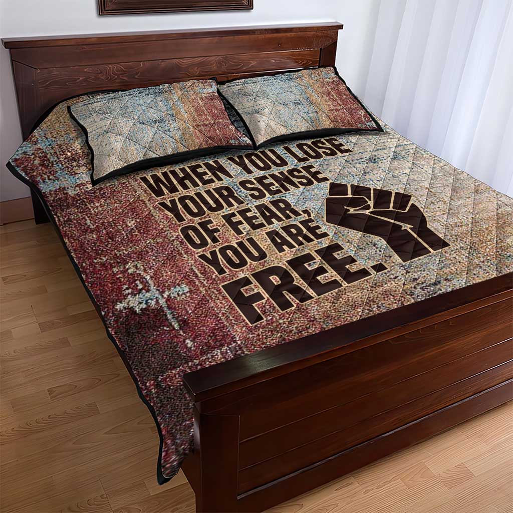 John Lewis Quilt Bed Set with Freedom Quote Graphic Civil Rights and Legacy Tribute - Wonder Print Shop