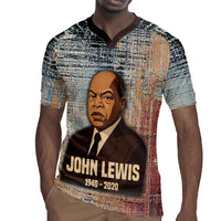 John Lewis Rugby Jersey with Freedom Quote Graphic Civil Rights and Legacy Tribute - Wonder Print Shop