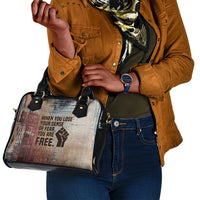 John Lewis Shoulder Handbag with Freedom Quote Graphic Civil Rights and Legacy Tribute - Wonder Print Shop