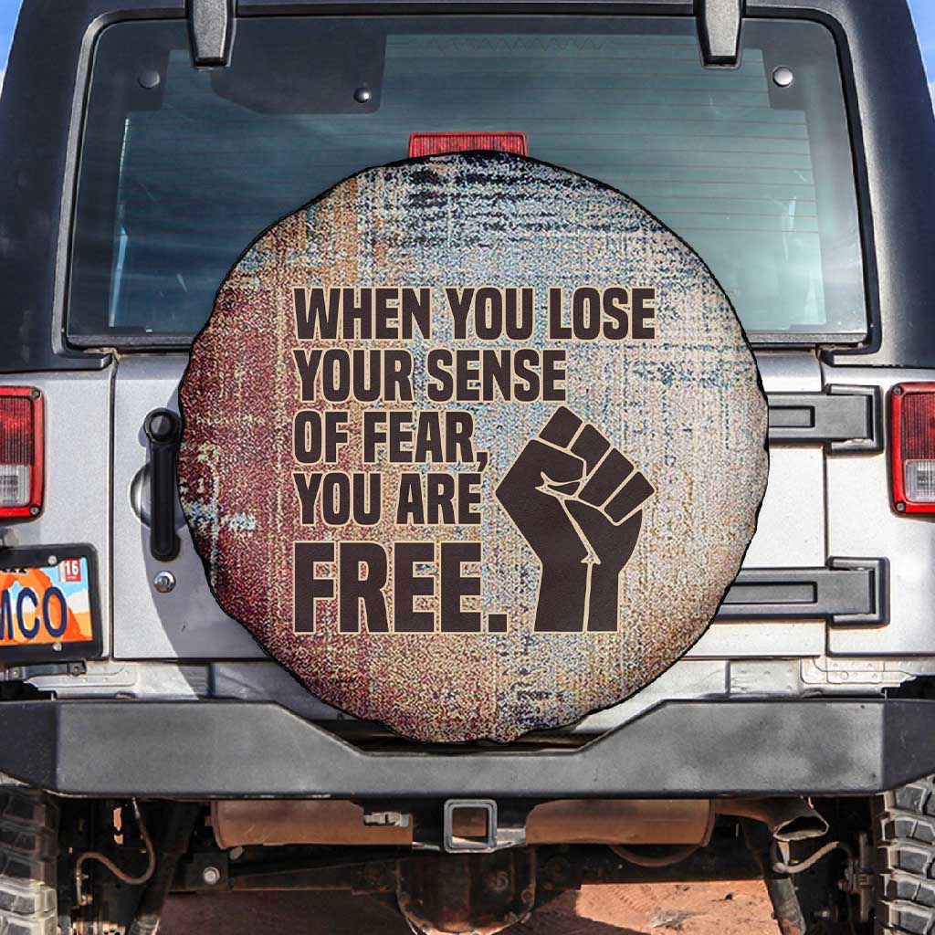 John Lewis Spare Tire Cover with Freedom Quote Graphic Civil Rights and Legacy Tribute - Wonder Print Shop