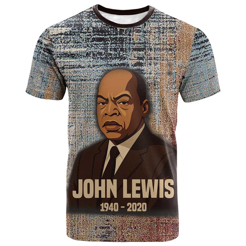 John Lewis T shirt with Freedom Quote Graphic Civil Rights and Legacy Tribute - Wonder Print Shop