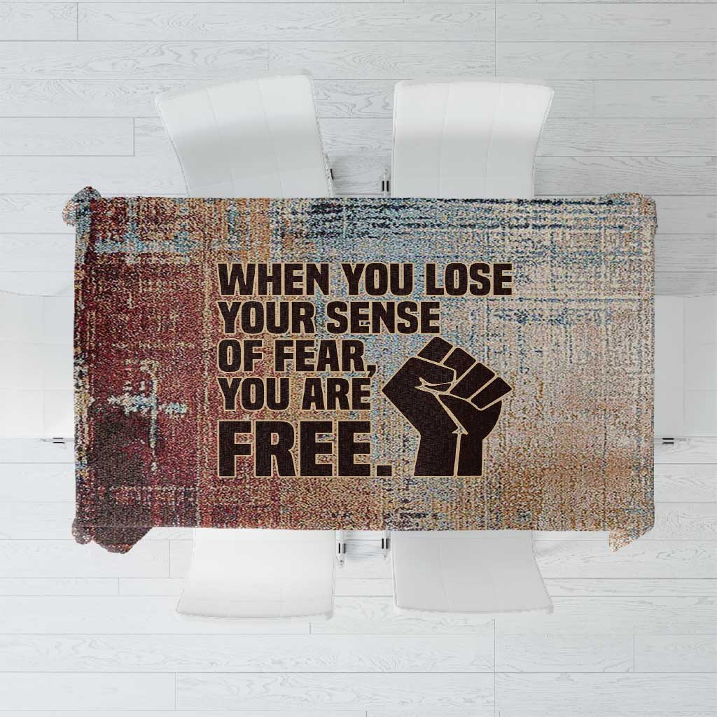 John Lewis Tablecloth with Freedom Quote Graphic Civil Rights and Legacy Tribute - Wonder Print Shop