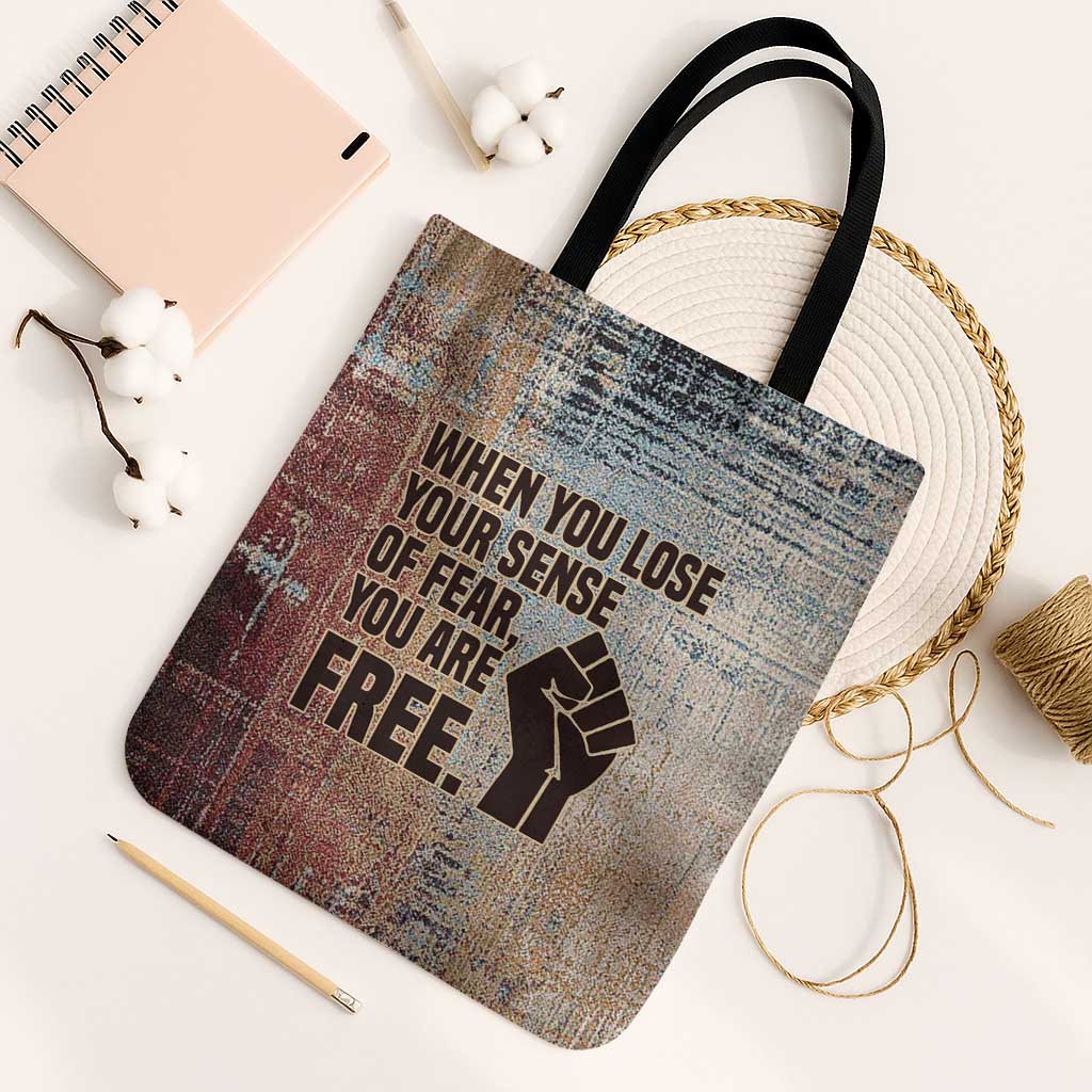 John Lewis Tote Bag with Freedom Quote Graphic Civil Rights and Legacy Tribute - Wonder Print Shop