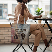 John Lewis Tote Bag with Freedom Quote Graphic Civil Rights and Legacy Tribute - Wonder Print Shop