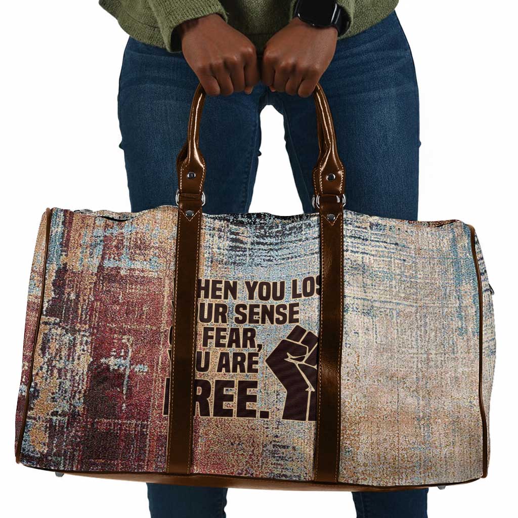 John Lewis Travel Bag with Freedom Quote Graphic Civil Rights and Legacy Tribute - Wonder Print Shop