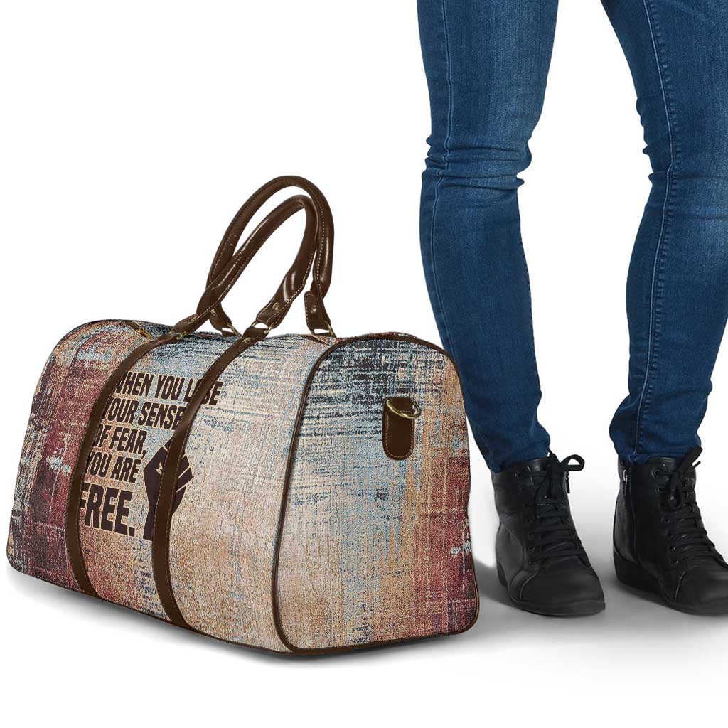 John Lewis Travel Bag with Freedom Quote Graphic Civil Rights and Legacy Tribute - Wonder Print Shop