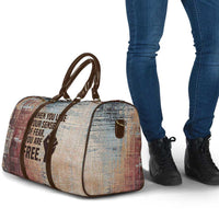 John Lewis Travel Bag with Freedom Quote Graphic Civil Rights and Legacy Tribute - Wonder Print Shop