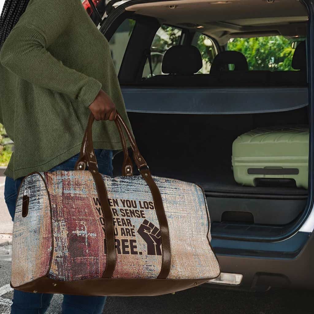 John Lewis Travel Bag with Freedom Quote Graphic Civil Rights and Legacy Tribute - Wonder Print Shop