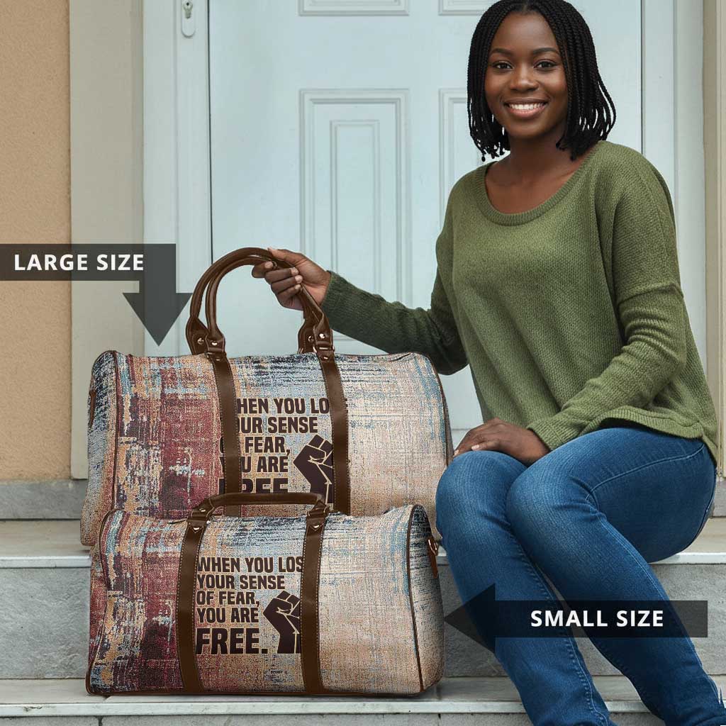John Lewis Travel Bag with Freedom Quote Graphic Civil Rights and Legacy Tribute - Wonder Print Shop