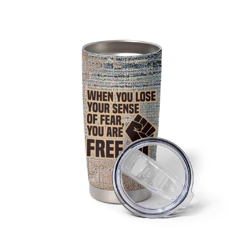 John Lewis Tumbler Cup with Freedom Quote Graphic Civil Rights and Legacy Tribute - Wonder Print Shop