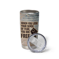 John Lewis Tumbler Cup with Freedom Quote Graphic Civil Rights and Legacy Tribute - Wonder Print Shop