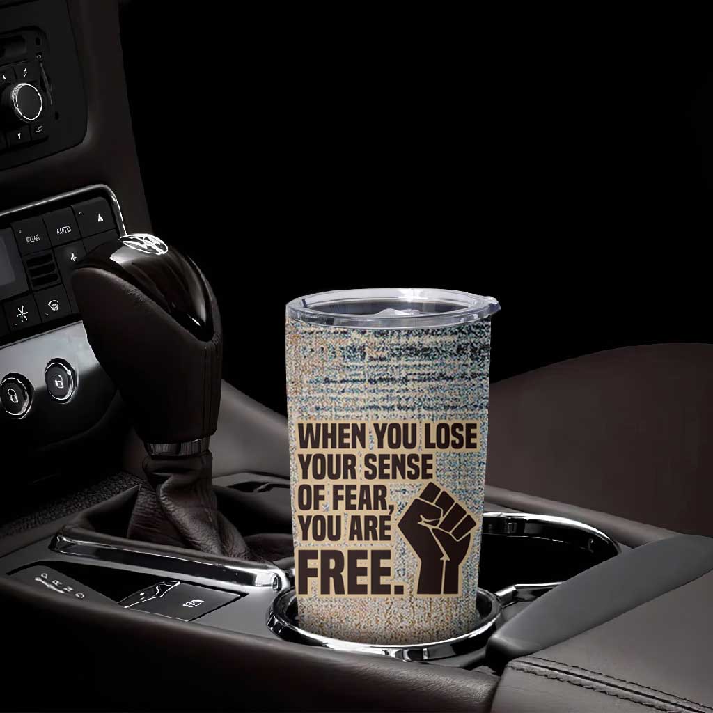 John Lewis Tumbler Cup with Freedom Quote Graphic Civil Rights and Legacy Tribute - Wonder Print Shop