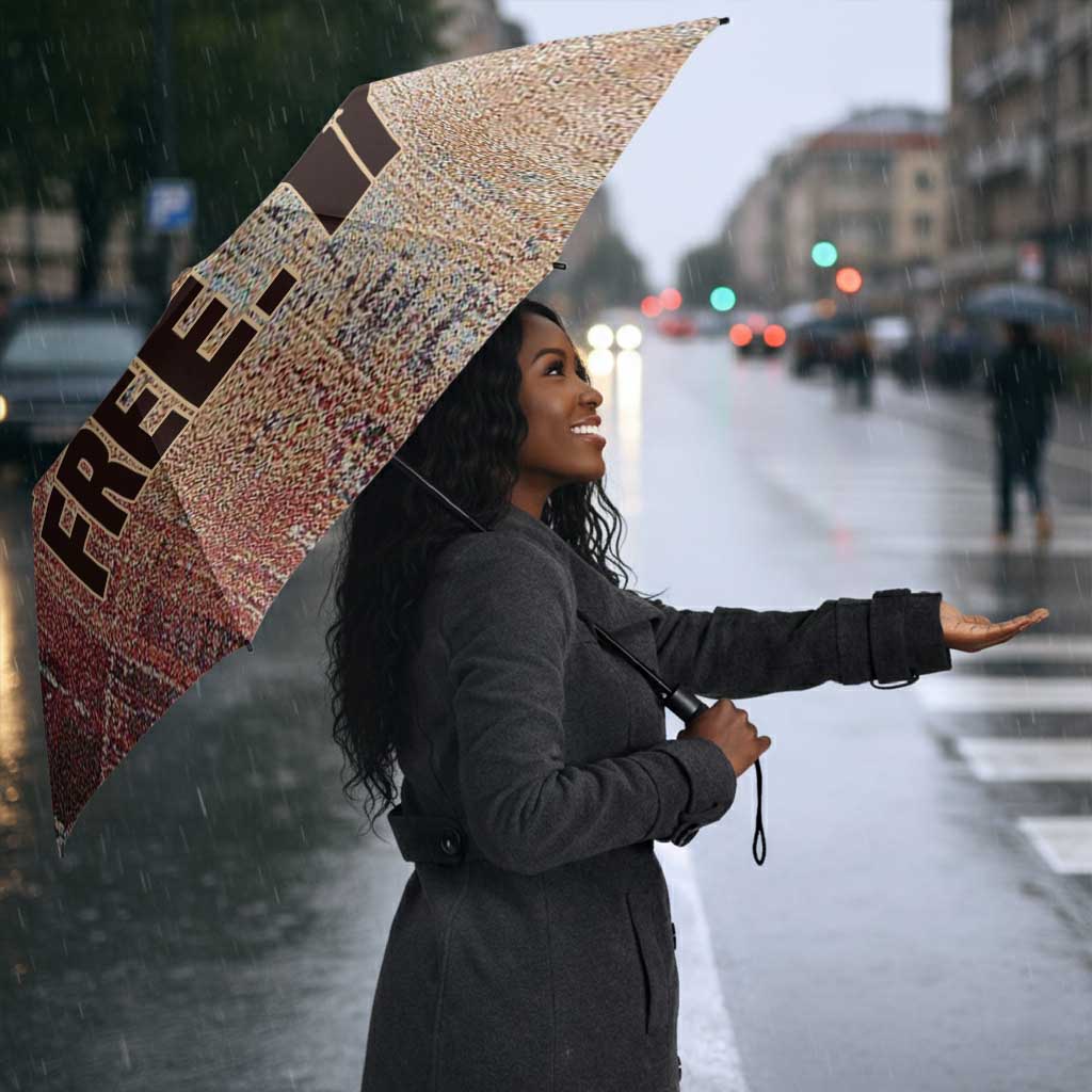 John Lewis Umbrella with Freedom Quote Graphic Civil Rights and Legacy Tribute - Wonder Print Shop