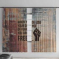 John Lewis Window Curtain with Freedom Quote Graphic Civil Rights and Legacy Tribute - Wonder Print Shop