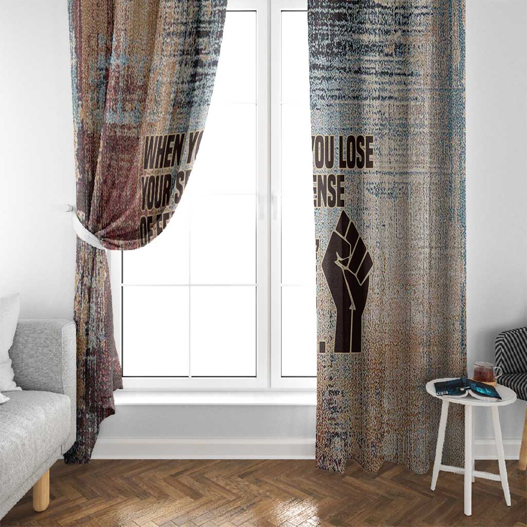 John Lewis Window Curtain with Freedom Quote Graphic Civil Rights and Legacy Tribute - Wonder Print Shop