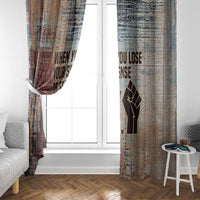 John Lewis Window Curtain with Freedom Quote Graphic Civil Rights and Legacy Tribute - Wonder Print Shop