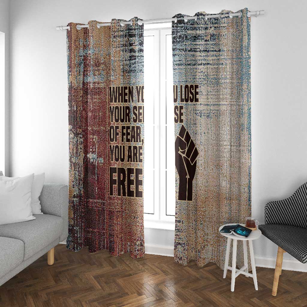 John Lewis Window Curtain with Freedom Quote Graphic Civil Rights and Legacy Tribute - Wonder Print Shop