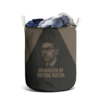 Bayard Rustin Laundry Basket with March on Washington Design Civil Rights Organizer Tribute - Wonder Print Shop
