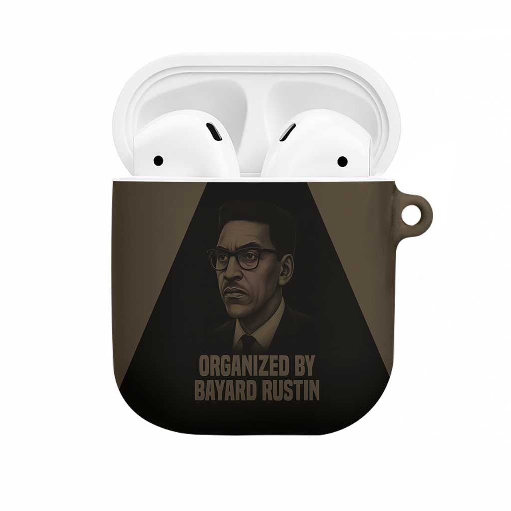 Bayard Rustin AirPods Case with March on Washington Design Civil Rights Organizer Tribute - Wonder Print Shop