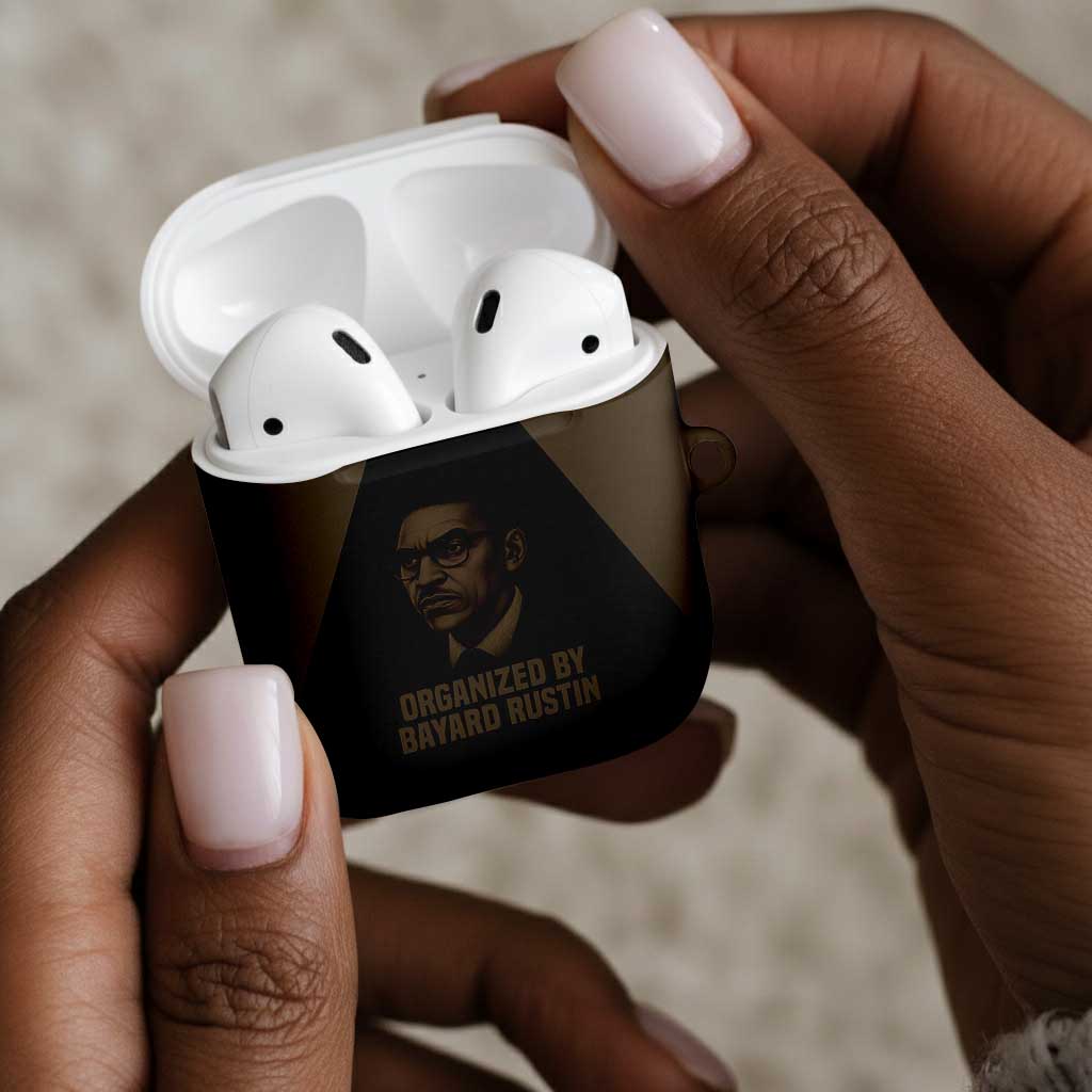 Bayard Rustin AirPods Case with March on Washington Design Civil Rights Organizer Tribute - Wonder Print Shop