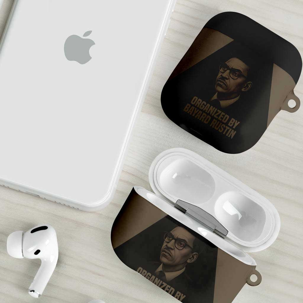 Bayard Rustin AirPods Case with March on Washington Design Civil Rights Organizer Tribute - Wonder Print Shop