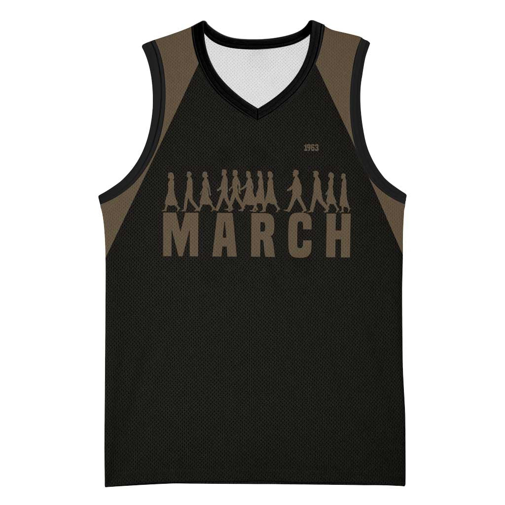 Bayard Rustin Basketball Jersey with March on Washington Design Civil Rights Organizer Tribute - Wonder Print Shop
