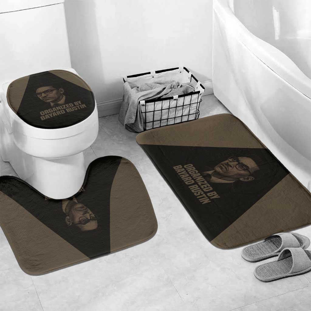 Bayard Rustin Bathroom Set with March on Washington Design Civil Rights Organizer Tribute - Wonder Print Shop