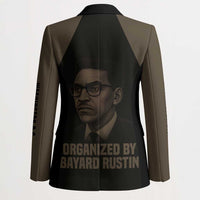 Bayard Rustin Blazer with March on Washington Design Civil Rights Organizer Tribute - Wonder Print Shop