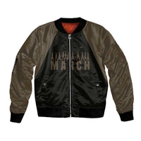 Bayard Rustin Bomber Jacket with March on Washington Design Civil Rights Organizer Tribute - Wonder Print Shop