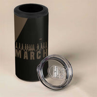 Bayard Rustin 4 in 1 Can Cooler Tumbler with March on Washington Design Civil Rights Organizer Tribute - Wonder Print Shop