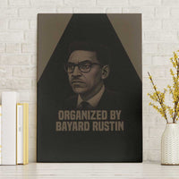 Bayard Rustin Canvas Wall Art with March on Washington Design Civil Rights Organizer Tribute - Wonder Print Shop