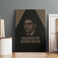 Bayard Rustin Canvas Wall Art with March on Washington Design Civil Rights Organizer Tribute - Wonder Print Shop