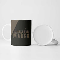 Bayard Rustin Ceramic Mug with March on Washington Design Civil Rights Organizer Tribute - Wonder Print Shop