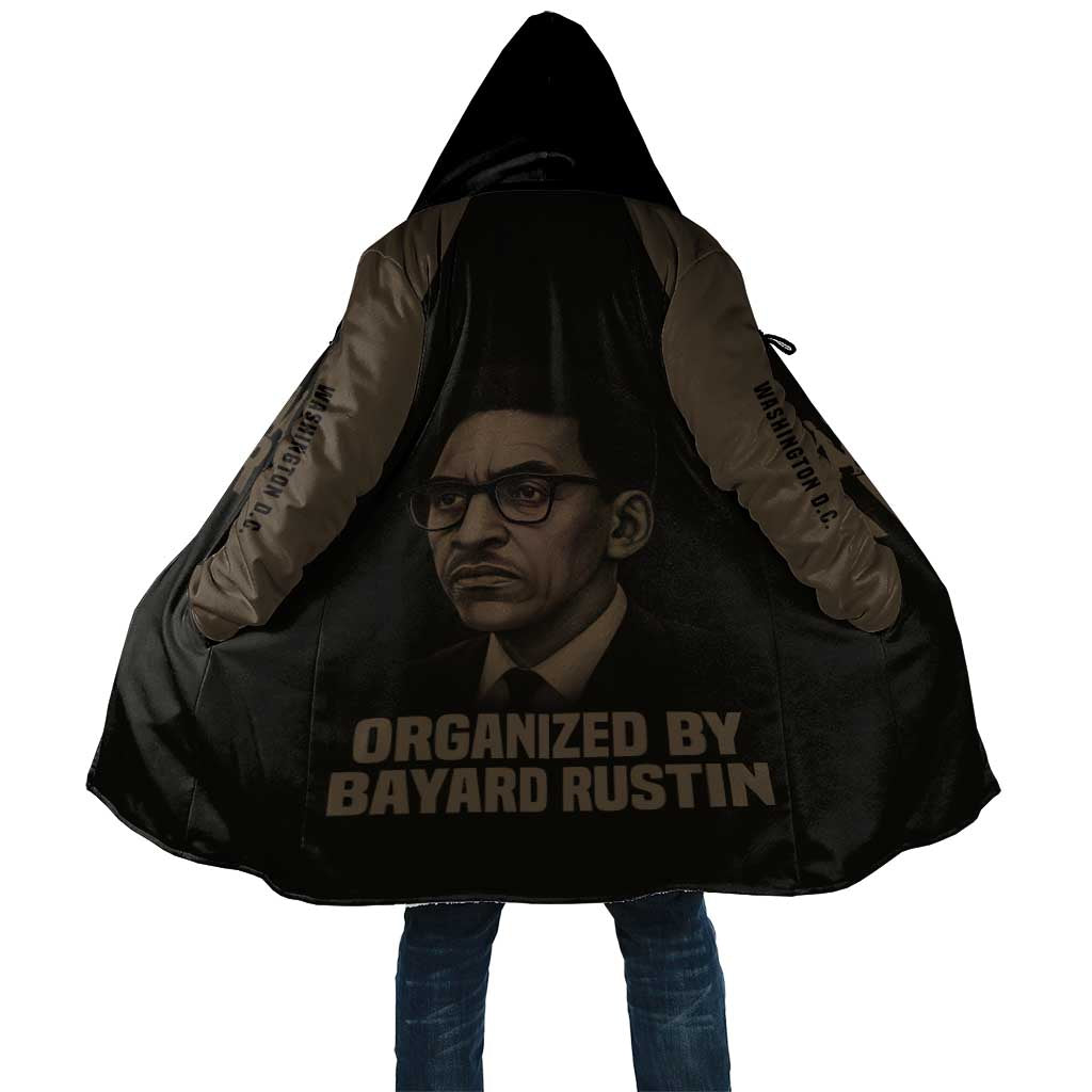 Bayard Rustin Cloak with March on Washington Design Civil Rights Organizer Tribute - Wonder Print Shop