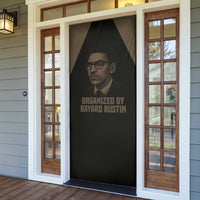 Bayard Rustin Door Cover with March on Washington Design Civil Rights Organizer Tribute - Wonder Print Shop