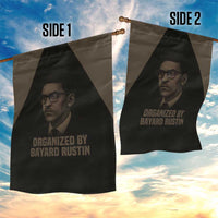 Bayard Rustin Garden Flag with March on Washington Design Civil Rights Organizer Tribute - Wonder Print Shop