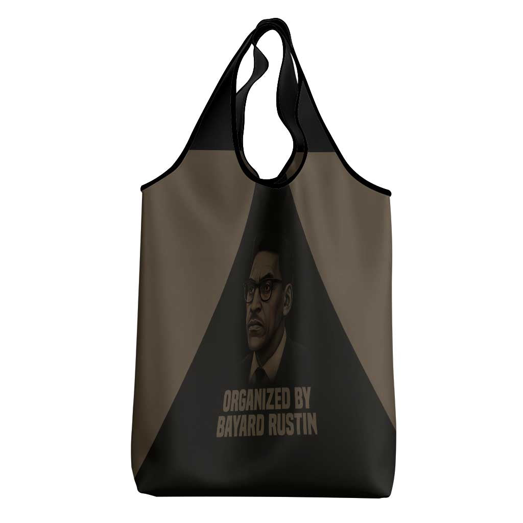 Bayard Rustin Grocery Bag with March on Washington Design Civil Rights Organizer Tribute - Wonder Print Shop