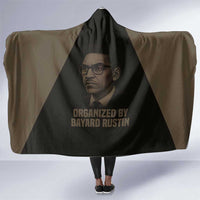 Bayard Rustin Hooded Blanket with March on Washington Design Civil Rights Organizer Tribute - Wonder Print Shop