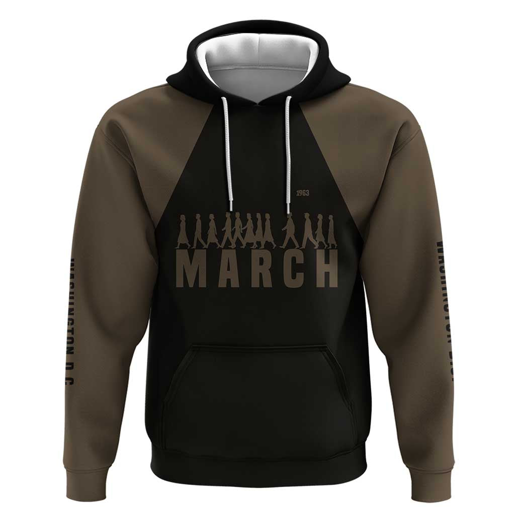 Bayard Rustin Hoodie with March on Washington Design Civil Rights Organizer Tribute - Wonder Print Shop