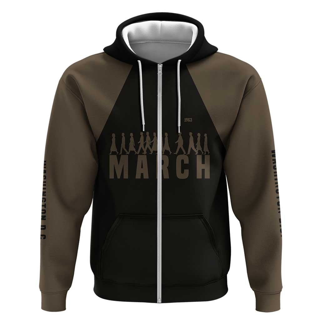 Bayard Rustin Hoodie with March on Washington Design Civil Rights Organizer Tribute - Wonder Print Shop