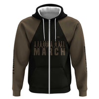 Bayard Rustin Hoodie with March on Washington Design Civil Rights Organizer Tribute - Wonder Print Shop