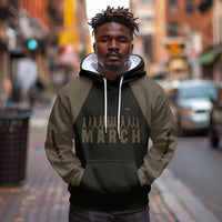 Bayard Rustin Hoodie with March on Washington Design Civil Rights Organizer Tribute - Wonder Print Shop