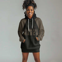 Bayard Rustin Hoodie Dress with March on Washington Design Civil Rights Organizer Tribute - Wonder Print Shop